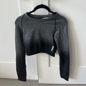 GYMSHARK ombré crop top